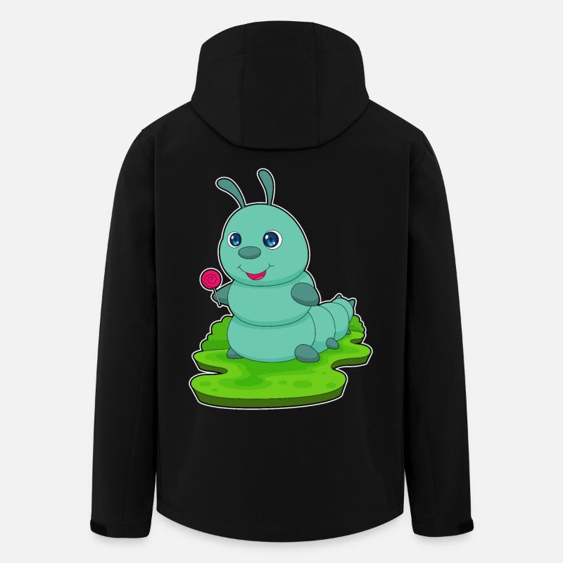 Sucette chenille - Veste softshell homme en polyester recyclé Stanley/Stella - noir