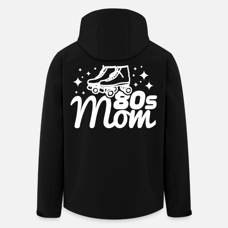 Maman des années 80 - Veste softshell homme en polyester recyclé Stanley/Stella - noir