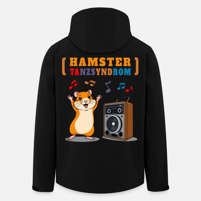 Hamster Tanzsyndrom - Recycelte Männer Softshell-Jacke von Stanley/Stella - Schwarz