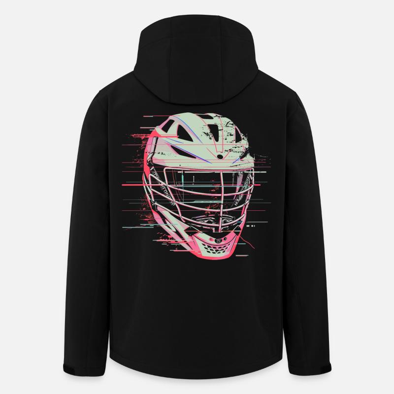 Graphique du casque de crosse - Veste softshell homme en polyester recyclé Stanley/Stella - noir