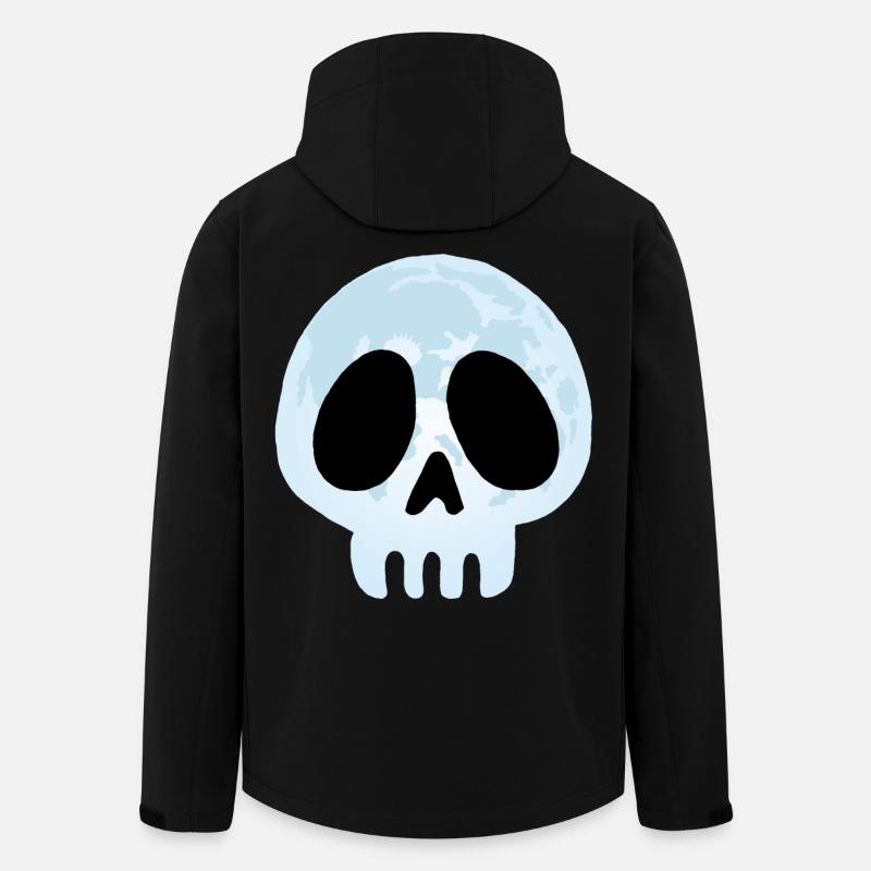Crâne de la lune - Veste softshell homme en polyester recyclé Stanley/Stella - noir