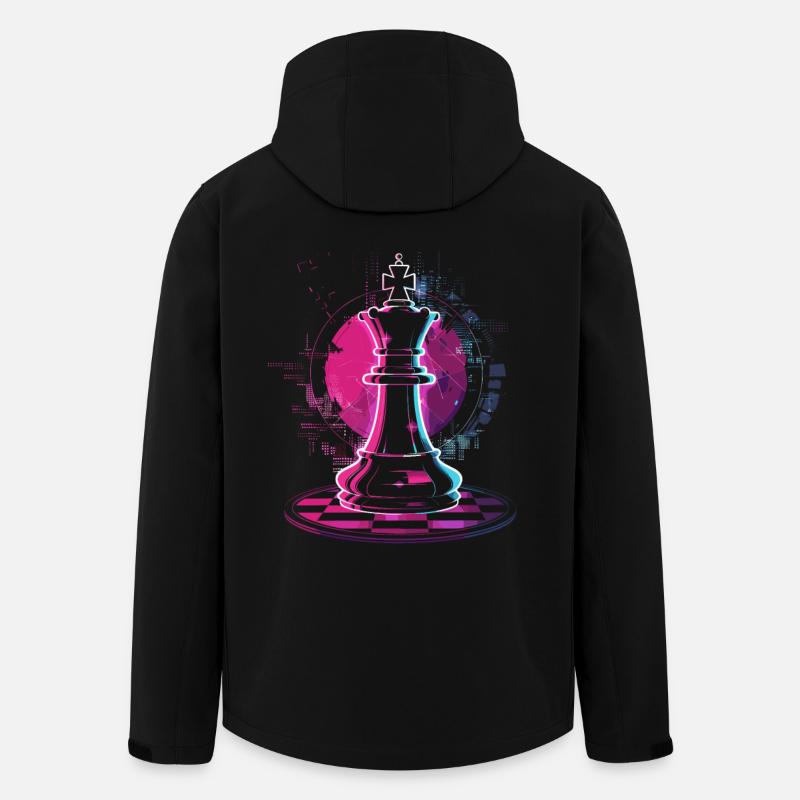 Chess piece steampunk look - Men’s Recycled Softshell Jacket by Stanley/Stella - black