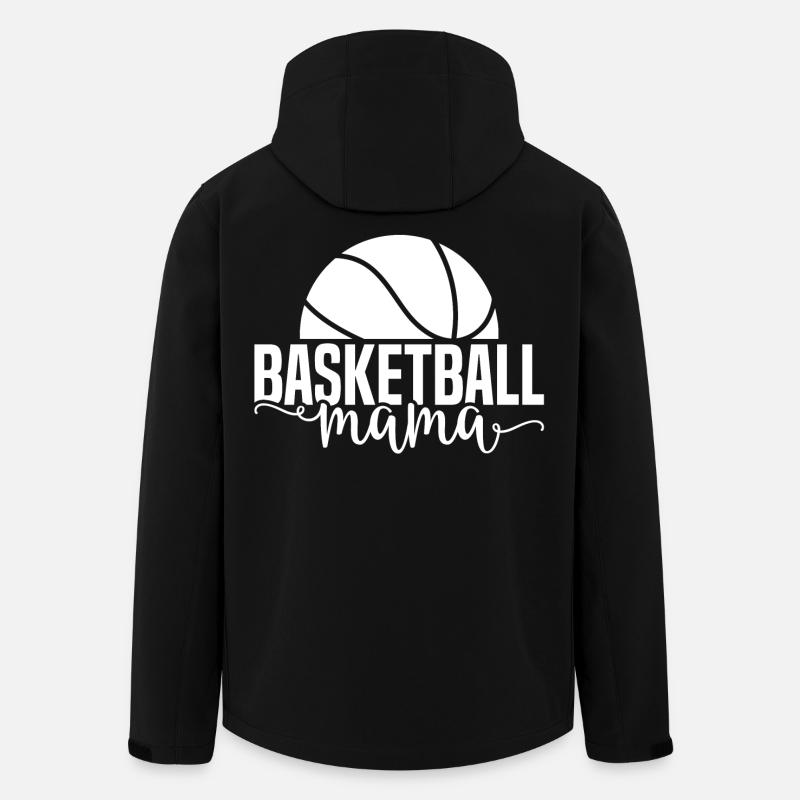 Maman basket blanc - Veste softshell homme en polyester recyclé Stanley/Stella - noir