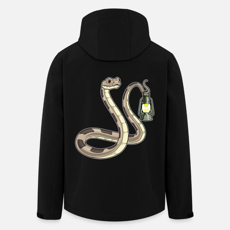 Snake Lantern - Men’s Recycled Softshell Jacket by Stanley/Stella - black