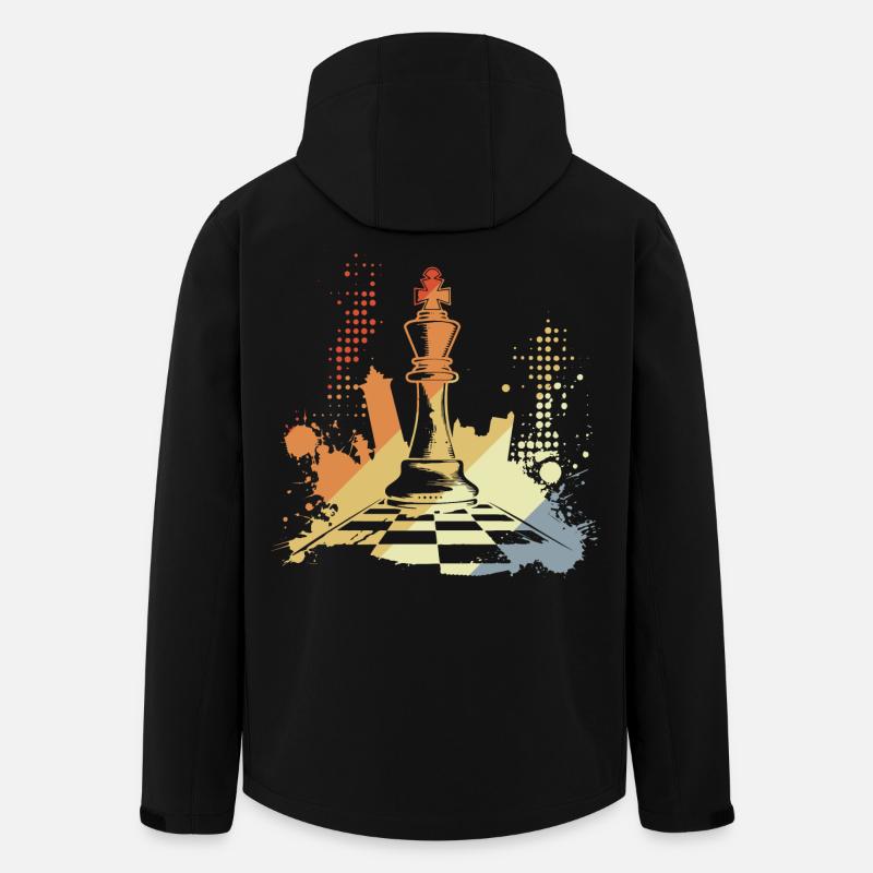 Chessman - Men’s Recycled Softshell Jacket by Stanley/Stella - black