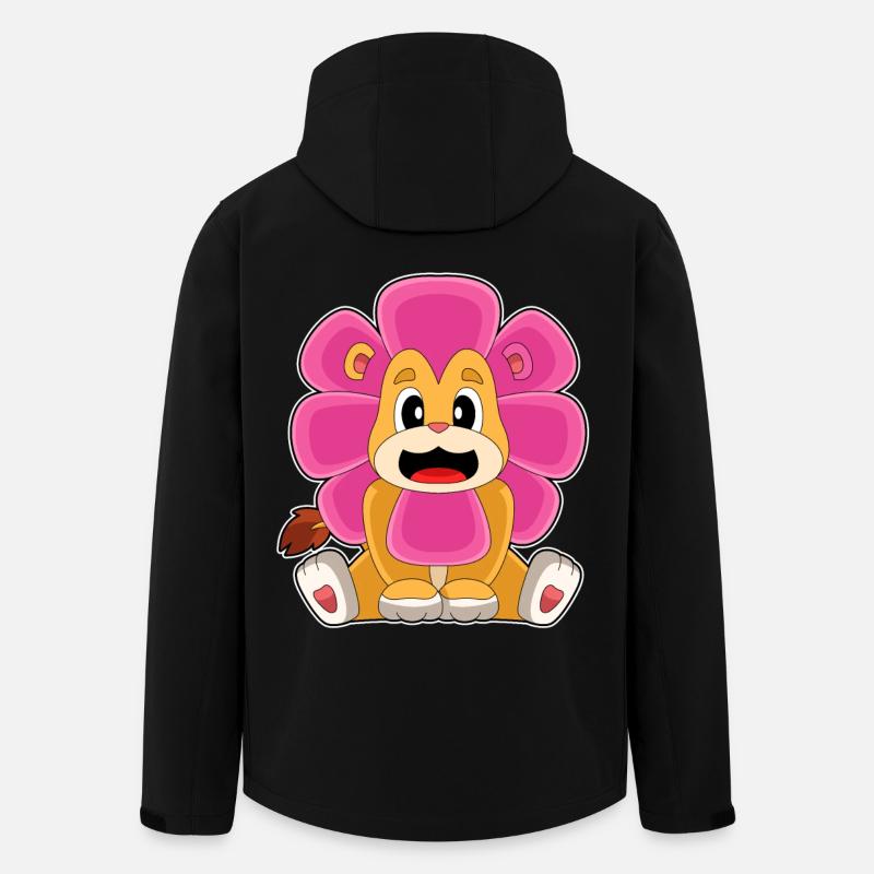 Fleur de lion - Veste softshell homme en polyester recyclé Stanley/Stella - noir