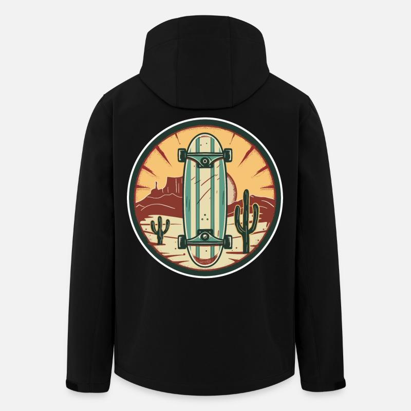 Skateboarding - Men’s Recycled Softshell Jacket Discoverer by Stanley/Stella - black