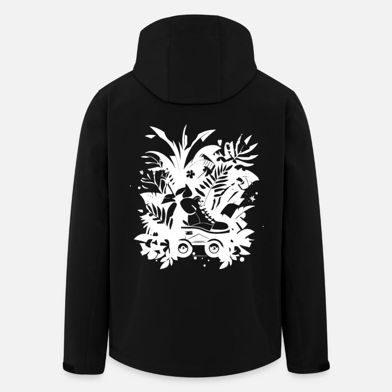Rollschuhlaufen Comic - Recycelte Männer Softshell-Jacke von Stanley/Stella - Schwarz