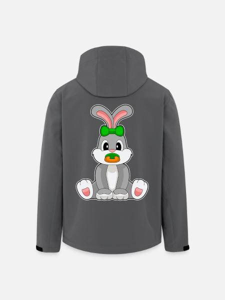 Bunny Baby Pacifier - Men’s Recycled Softshell Jacket by Stanley/Stella - black