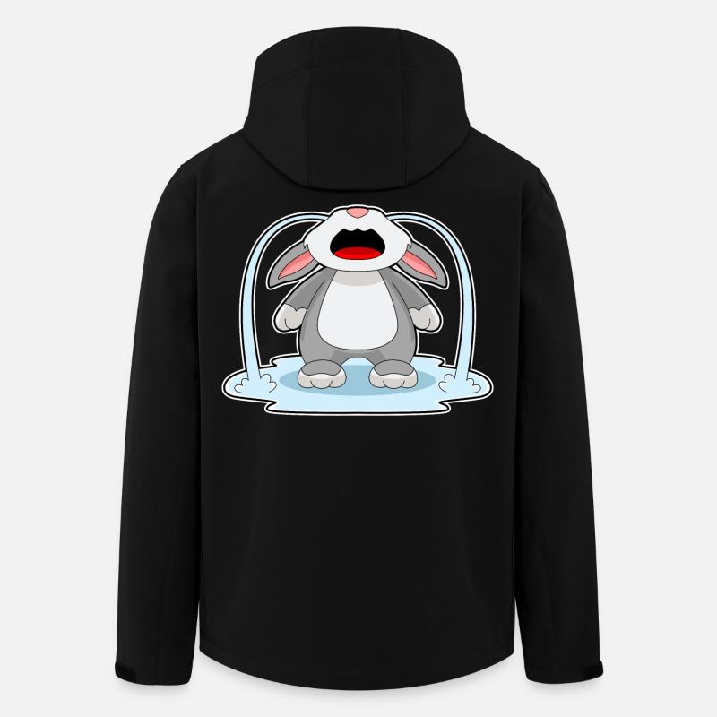 Bunny sad - Men’s Recycled Softshell Jacket by Stanley/Stella - black