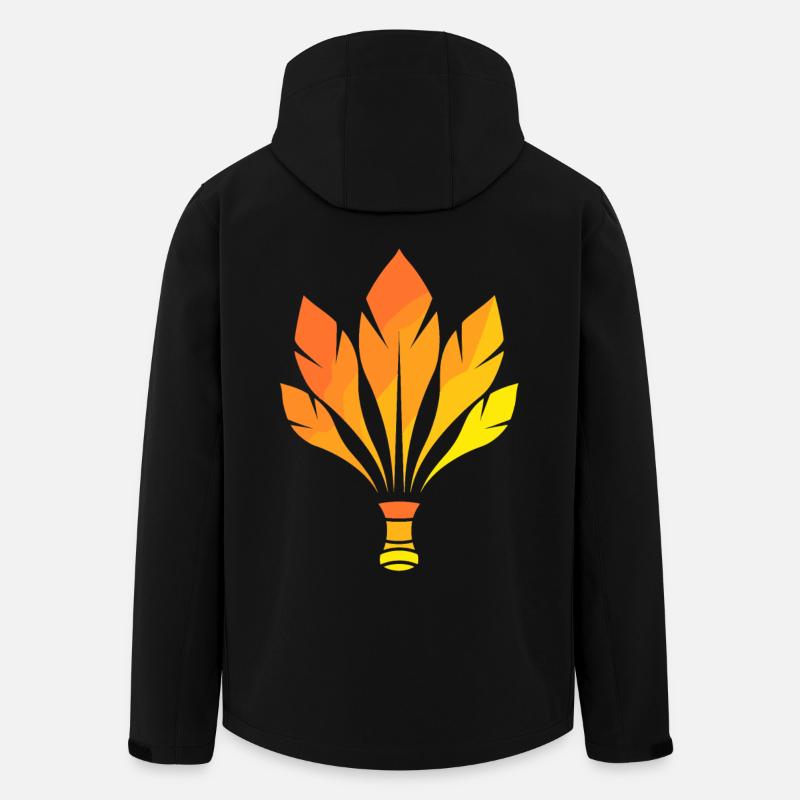 Badminton - Recycelte Männer Softshell-Jacke von Stanley/Stella - Schwarz