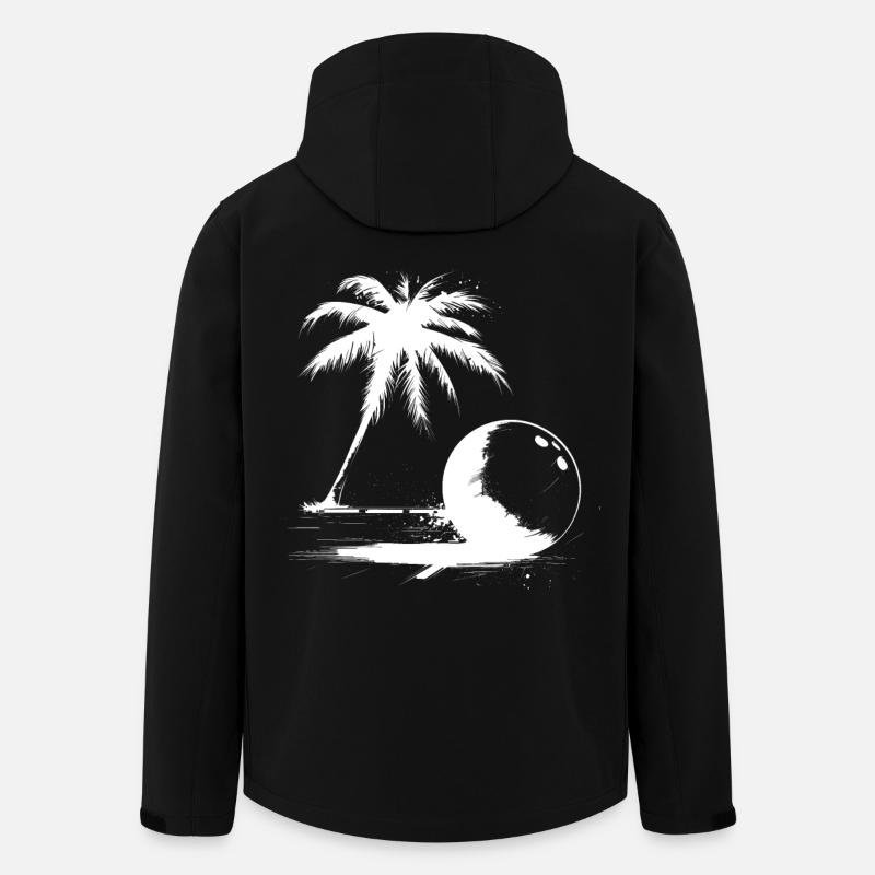 Bowling Palm - Men’s Recycled Softshell Jacket by Stanley/Stella - black