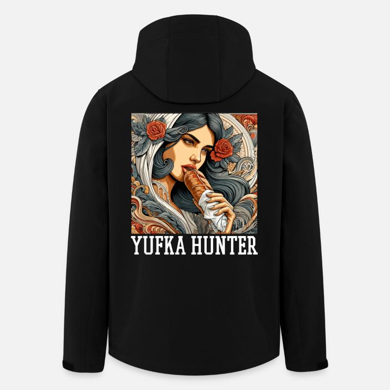 Yufka Hunter Kebab Gift - Men’s Recycled Softshell Jacket by Stanley/Stella - black