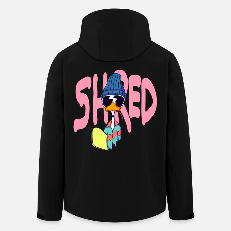 Shred - Recycelte Männer Softshell-Jacke von Stanley/Stella - Schwarz