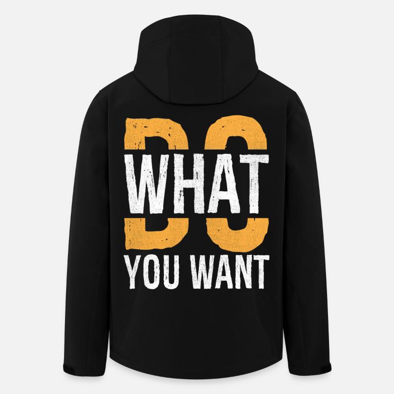 Faites ce que vous voulez - Veste softshell homme en polyester recyclé Stanley/Stella - noir