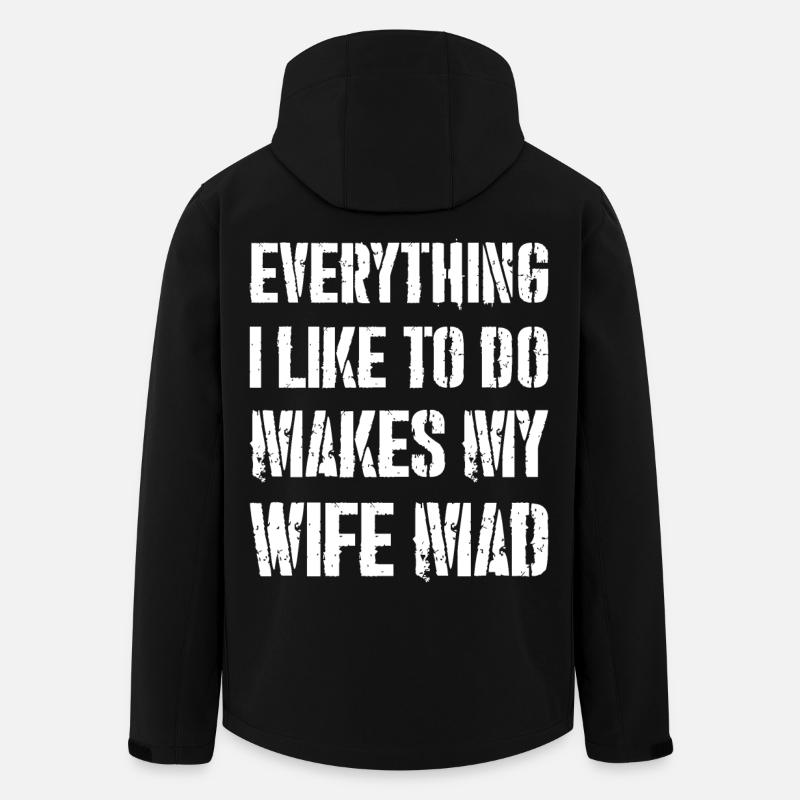 everything I like to do - Men’s Recycled Softshell Jacket by Stanley/Stella - black