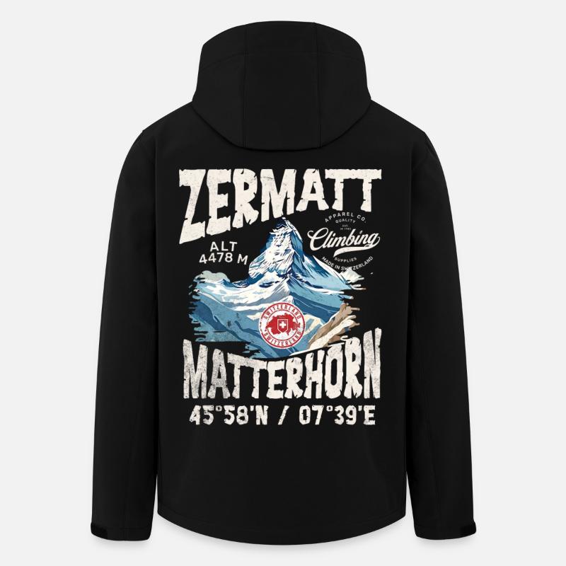 Zermatt rock climbing 3 - Veste softshell homme en polyester recyclé Stanley/Stella - noir