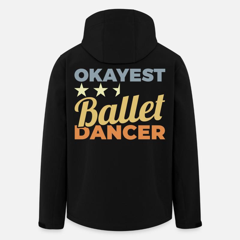 Durchschnittliches Ballett - Recycelte Männer Softshell-Jacke von Stanley/Stella - Schwarz