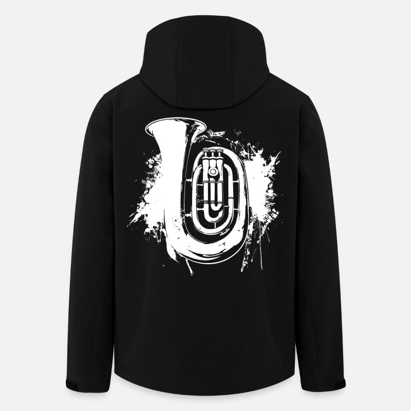 Tuba Graffiti - Men’s Recycled Softshell Jacket by Stanley/Stella - black