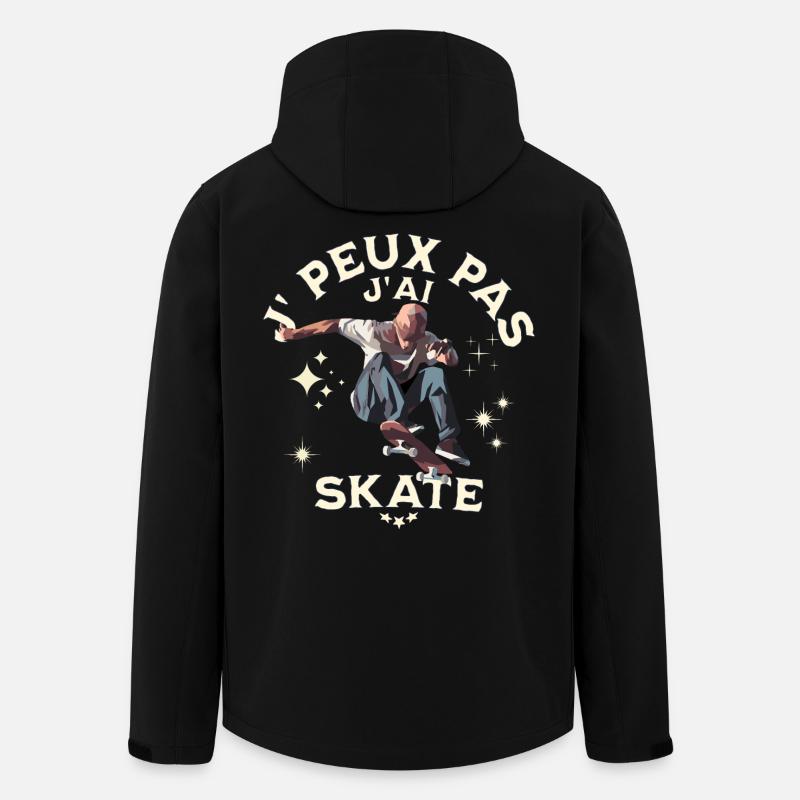 I can't I skated - Men’s Recycled Softshell Jacket by Stanley/Stella - black