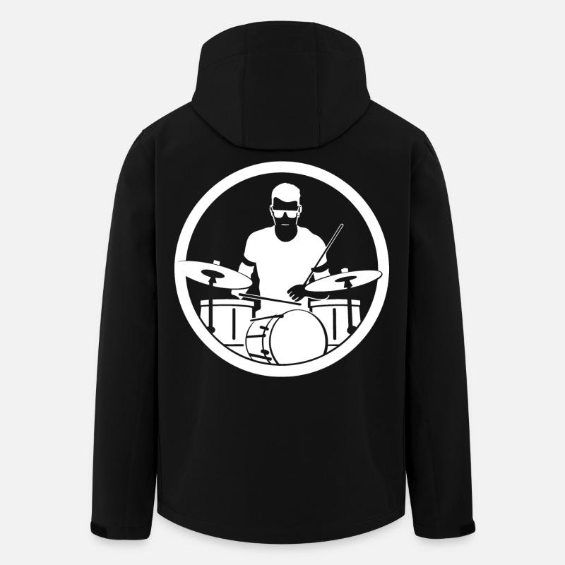 Drummer - Men’s Recycled Softshell Jacket by Stanley/Stella - black