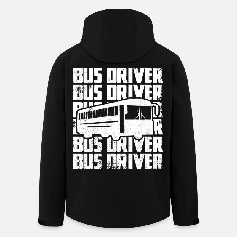 Busfahrer - Recycelte Männer Softshell-Jacke von Stanley/Stella - Schwarz