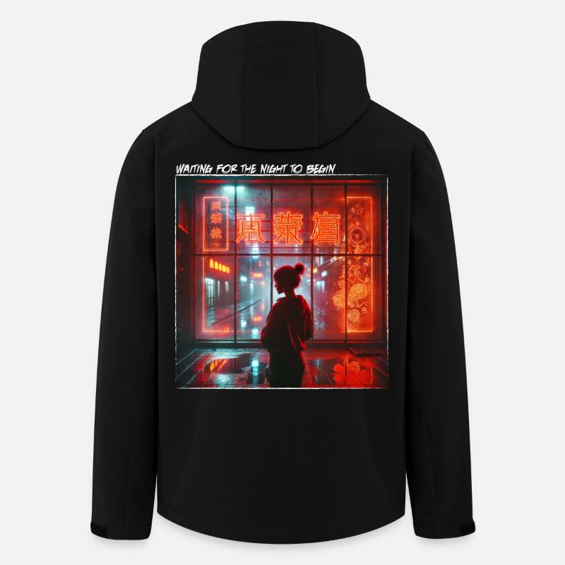 Japan Mood Anime - Recycelte Männer Softshell-Jacke von Stanley/Stella - Schwarz
