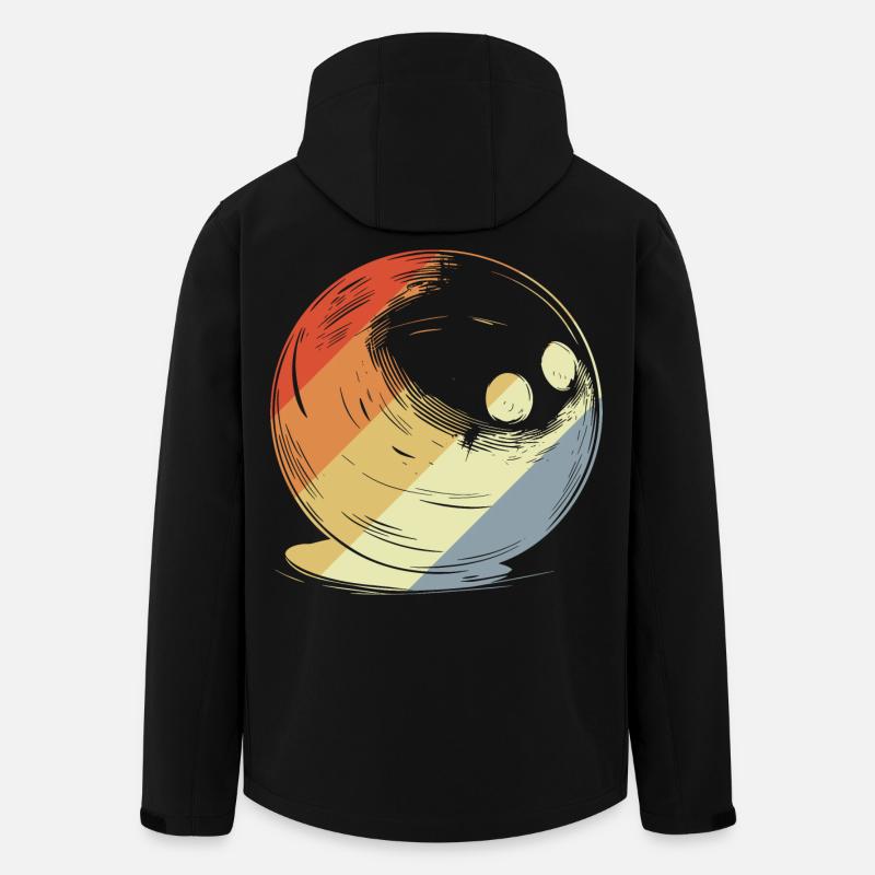 Boule de bowling à l’ancienne - Veste softshell homme en polyester recyclé Stanley/Stella - noir