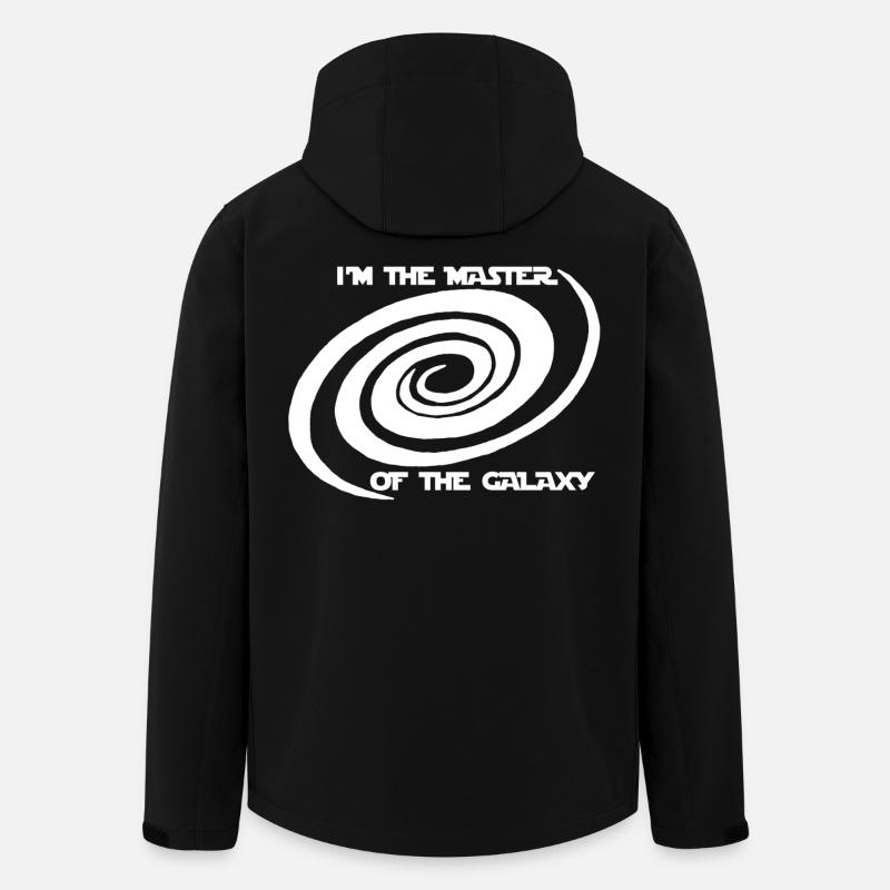 Meister der Galaxis - Recycelte Männer Softshell-Jacke von Stanley/Stella - Schwarz