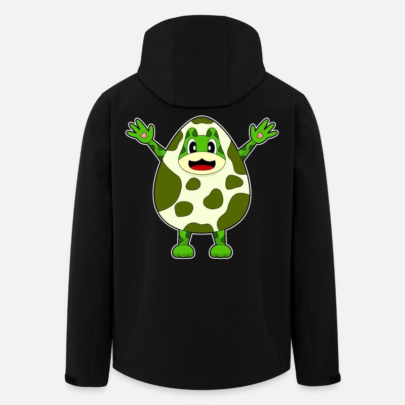 Oeuf de grenouille - Veste softshell homme en polyester recyclé Stanley/Stella - noir