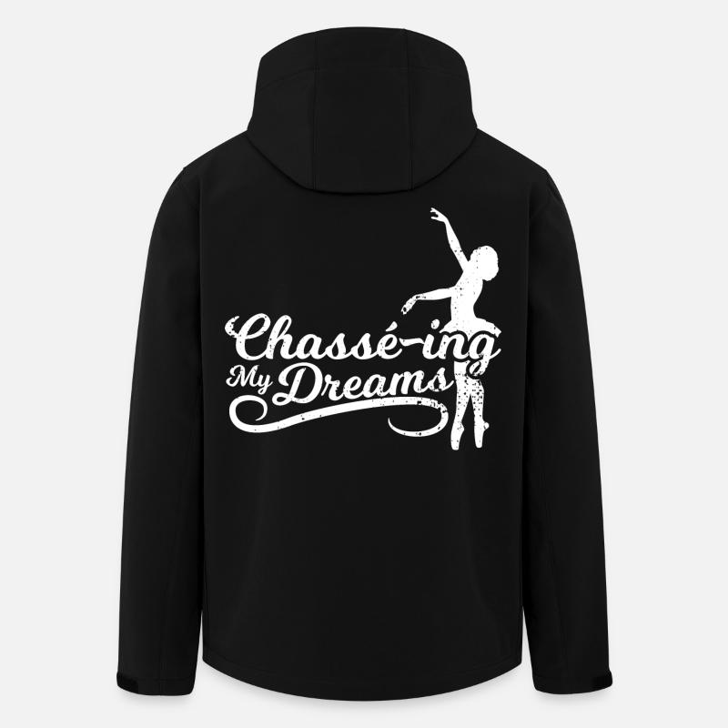 Ballet Motivation - Veste softshell homme en polyester recyclé Stanley/Stella - noir