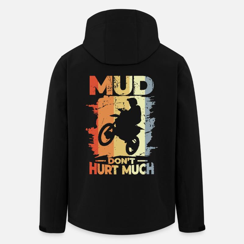 Mud Don't Hurt Much - Men’s Recycled Softshell Jacket by Stanley/Stella - black