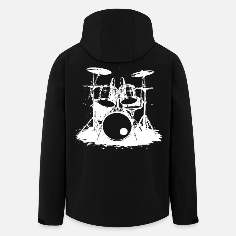 Percussion - Men’s Recycled Softshell Jacket by Stanley/Stella - black