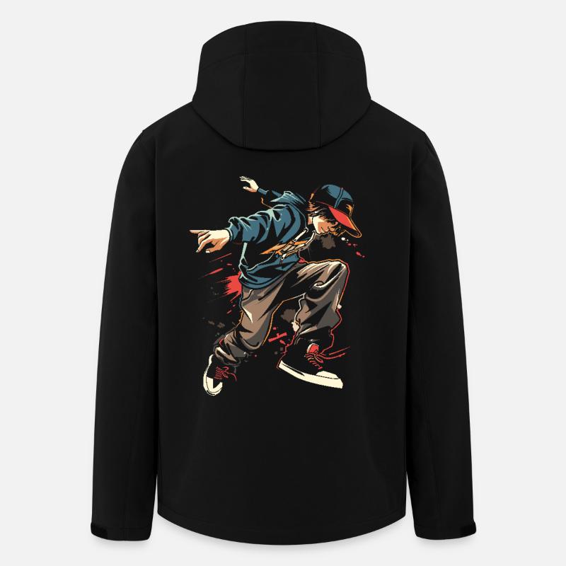 Breakdancer - Men’s Recycled Softshell Jacket by Stanley/Stella - black