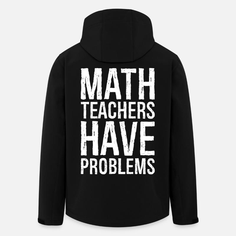 math teachers have problems - Recycelte Männer Softshell-Jacke von Stanley/Stella - Schwarz