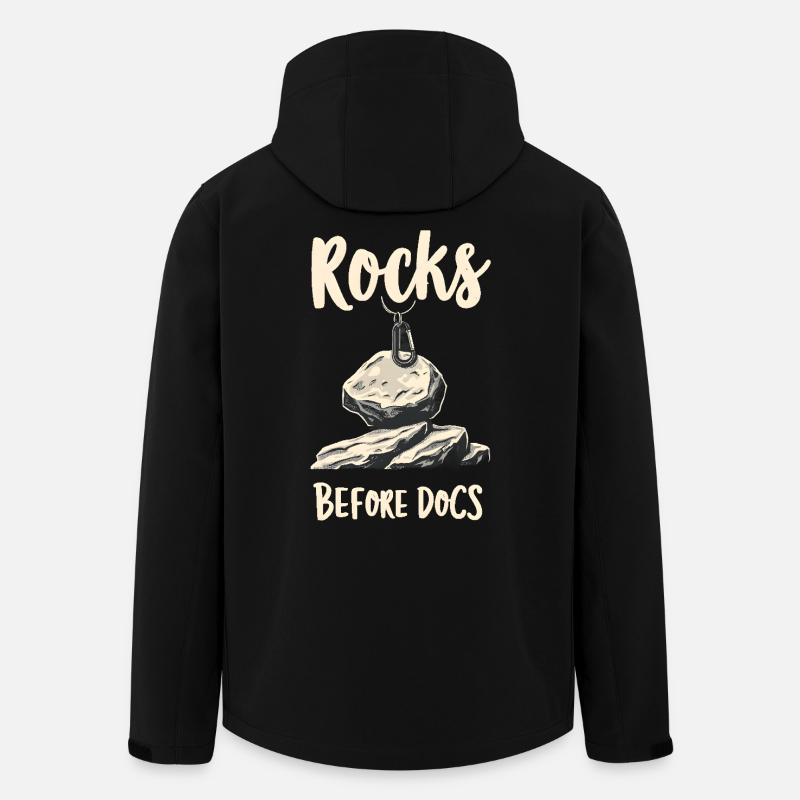 Rocks avant Docs - Veste softshell homme en polyester recyclé Stanley/Stella - noir