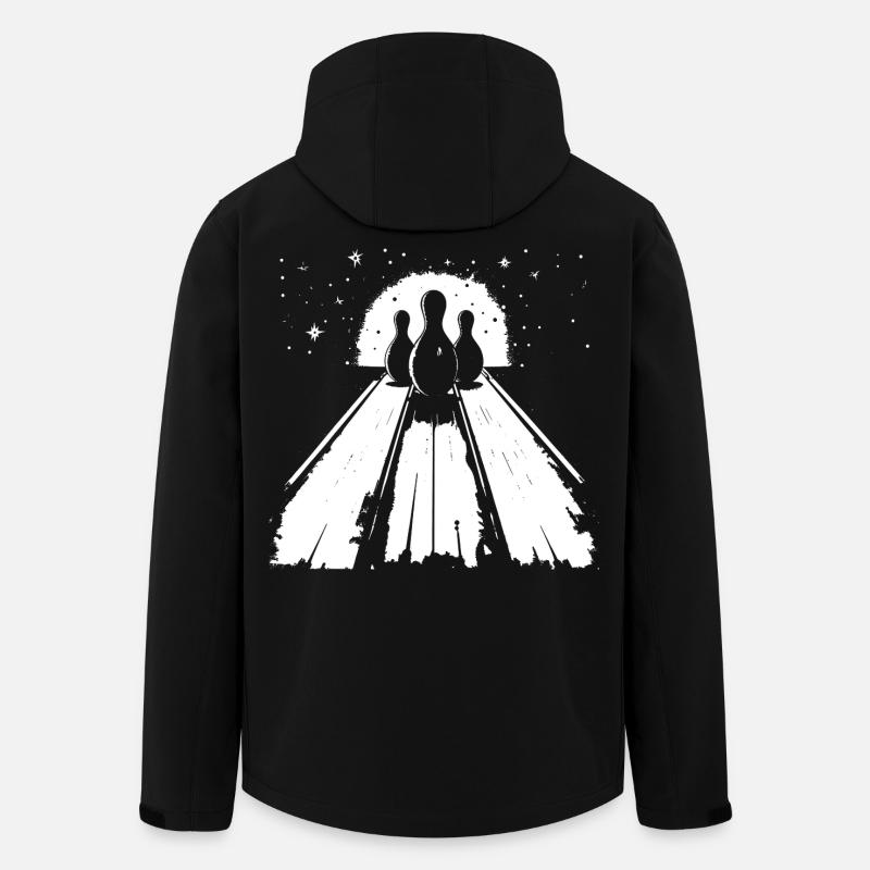 Bowling - Men’s Recycled Softshell Jacket by Stanley/Stella - black