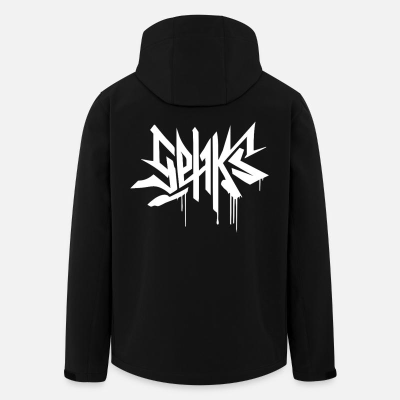 SEHKS BLANC - Veste softshell homme en polyester recyclé Stanley/Stella - noir