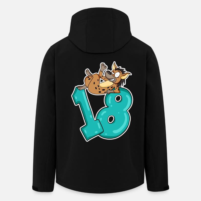 18 Jahre alt - volljährig - Recycelte Männer Softshell-Jacke von Stanley/Stella - Schwarz