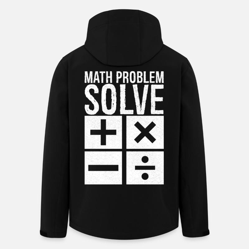 math problem solve - Men’s Recycled Softshell Jacket by Stanley/Stella - black