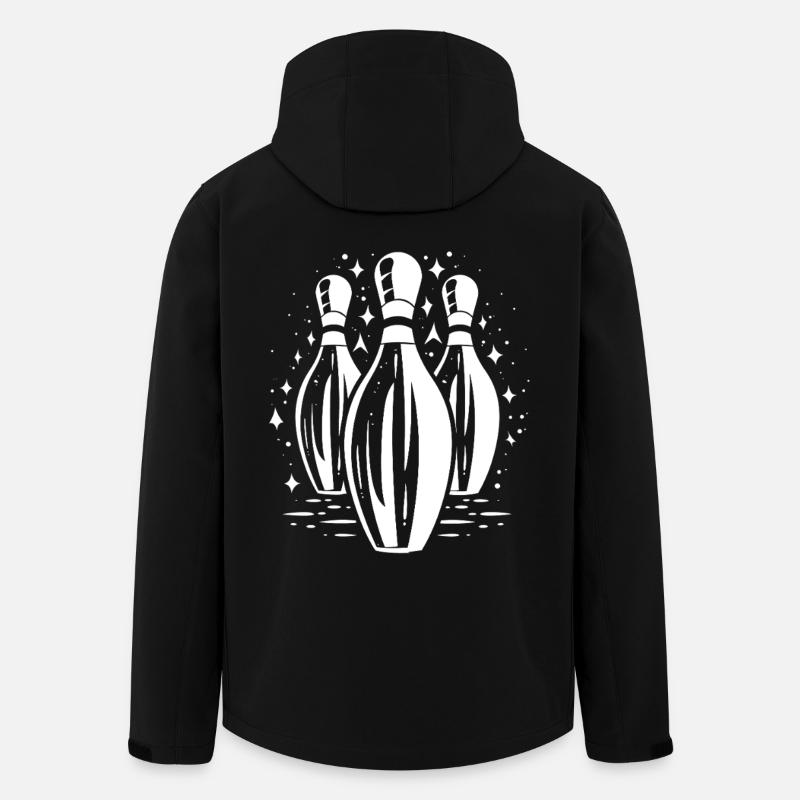 Bowling - Men’s Recycled Softshell Jacket by Stanley/Stella - black