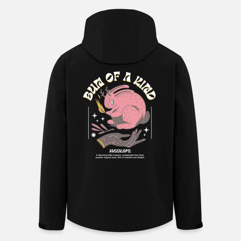 Mystischer Jackalope – Einzigartig & Magisch - Recycelte Männer Softshell-Jacke von Stanley/Stella - Schwarz