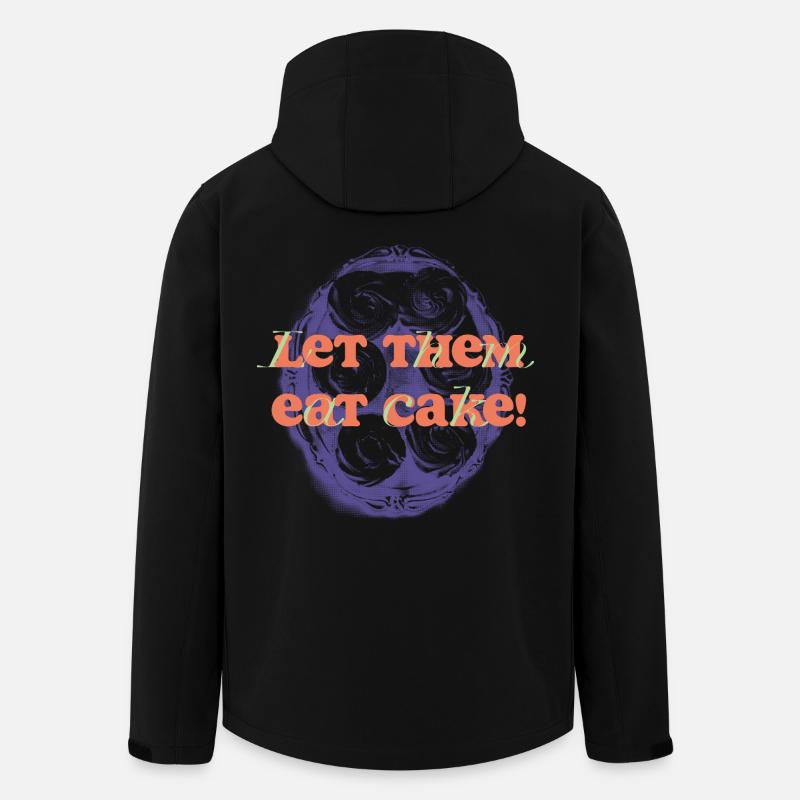Let Them Eat Cake Statement - Men’s Recycled Softshell Jacket by Stanley/Stella - black