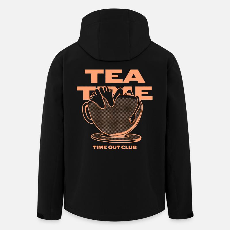 Tea Time – Relaxing Time Out - Men’s Recycled Softshell Jacket by Stanley/Stella - black