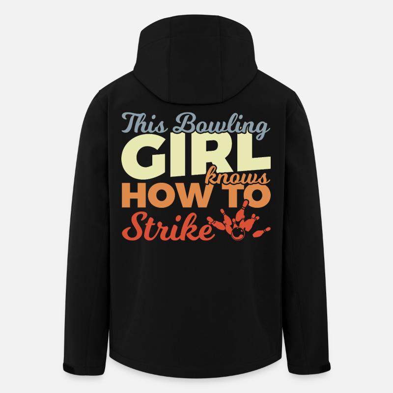 Fille de bowling - Veste softshell homme en polyester recyclé Stanley/Stella - noir