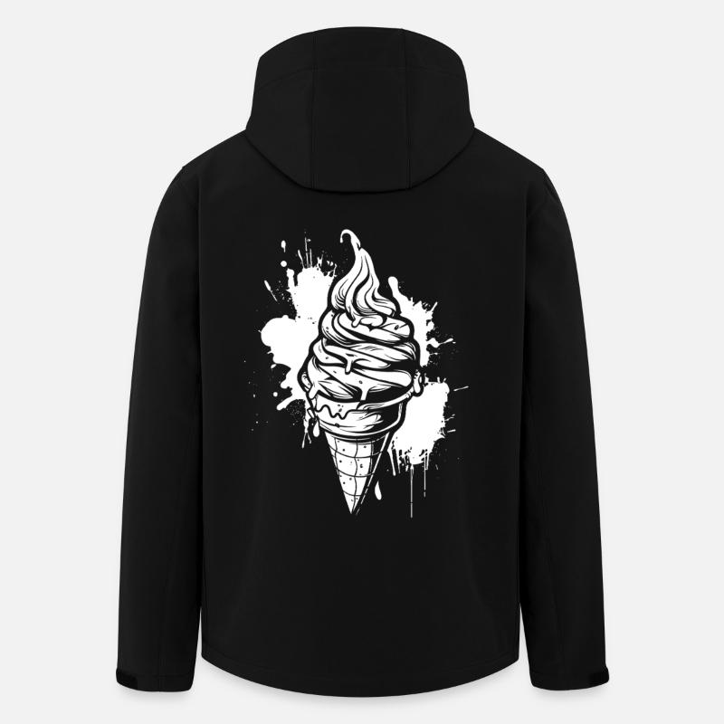 Eiscreme - Recycelte Männer Softshell-Jacke von Stanley/Stella - Schwarz