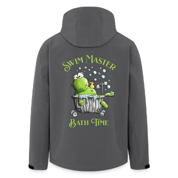 Swim Master Bath Time Bien-être Baignoire Grenouille - Veste softshell homme en polyester recyclé Stanley/Stella - noir - Dos - AI Model Male 185 light (185cm)