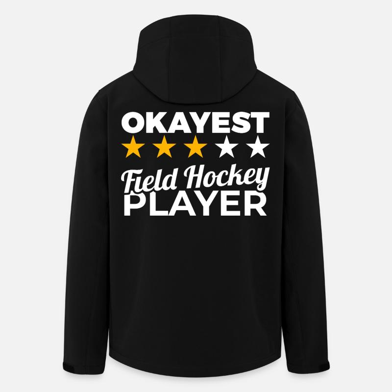 Durchschnittlicher Hockeyspieler - Recycelte Männer Softshell-Jacke von Stanley/Stella - Schwarz