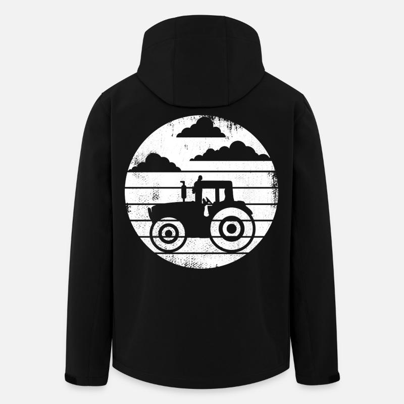 Tractor - Men’s Recycled Softshell Jacket by Stanley/Stella - black
