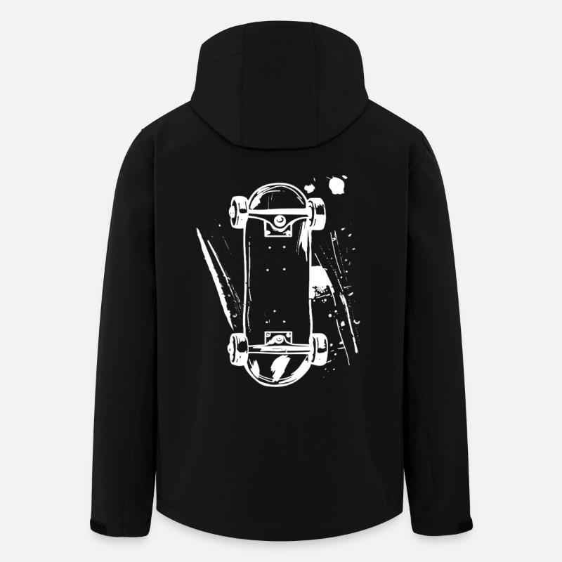 Skateboarding - Recycelte Männer Softshell-Jacke Discoverer von Stanley/Stella - Schwarz